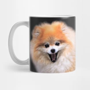 Cute Laughing Pomeranian Dog Mug